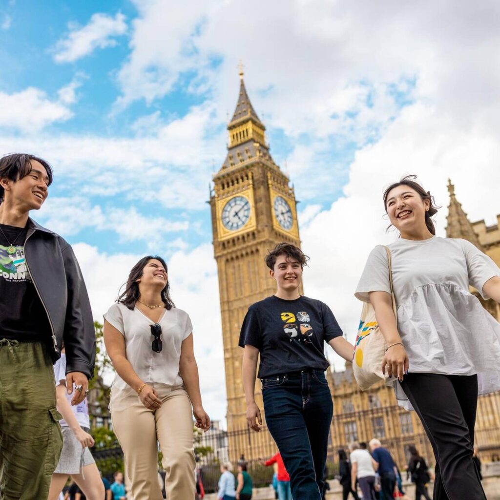Londres, no Reino Unido, destino tradicional para intercâmbio e cursos de inglês.
